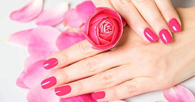Nail salon service at Bliss Beauty Bar Lockport NY