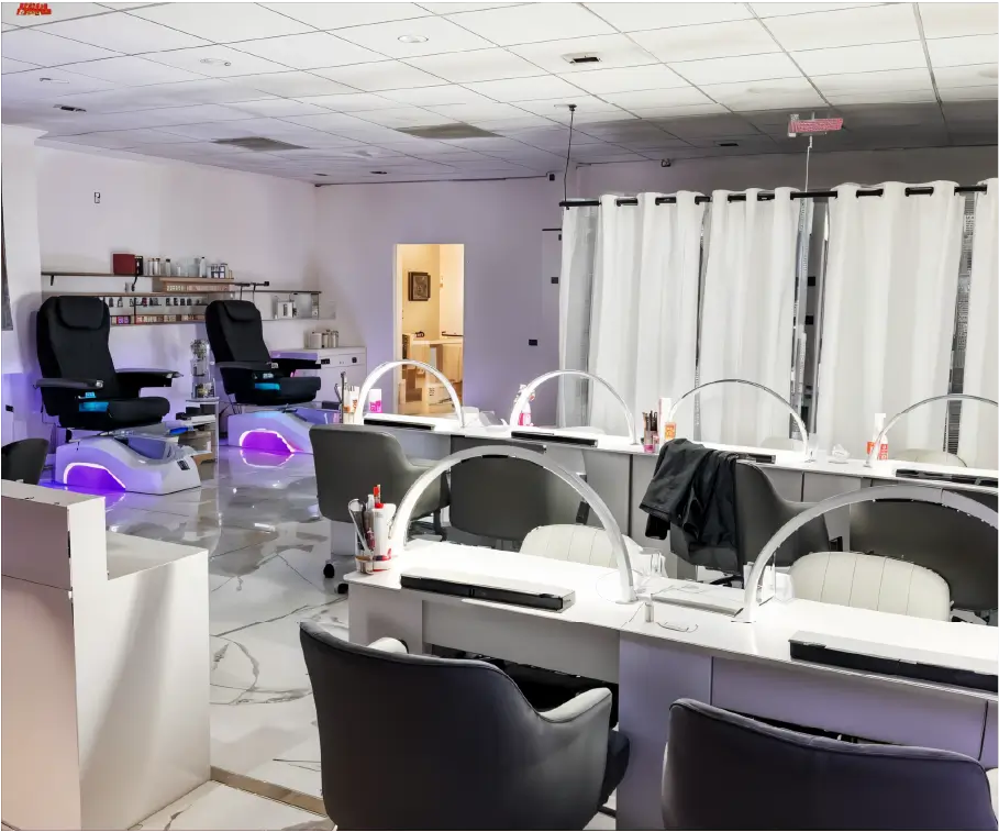Gel manicure service at Bliss Beauty Bar Lockport NY